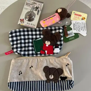 곰 학교 캐릭터 잡화 세트