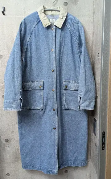 CEPO UNION MADE 데님 코트 클레릭 코트