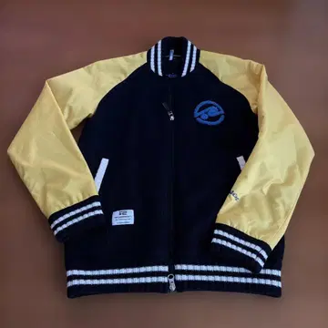 rosasen W 집업 다크 네이비/옐로우 컬러 M 사이즈