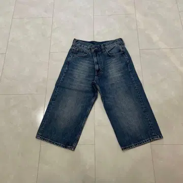 ZARA 데님 버뮤다 팬츠 EU 34 (7호) | 미디엄 블루