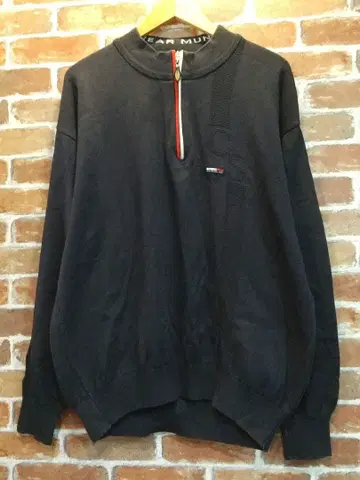 munsingwear 네이비 하프 지퍼 트레이닝복