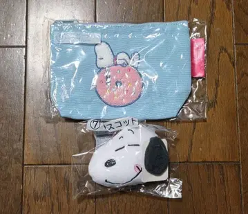 산리오 복권 스누피 복권 마스코트 파우치 2개 세트