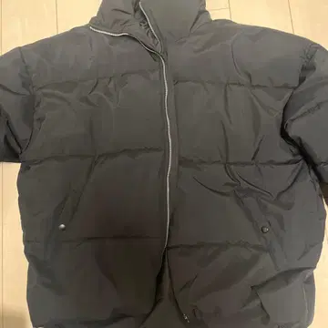 블랙 다운 자켓