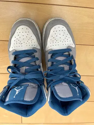 Jordan 스니커즈 US 4Y 그레이/블루 23cm