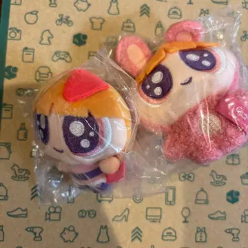 파워퍼프걸 봉제 인형 2체 세트