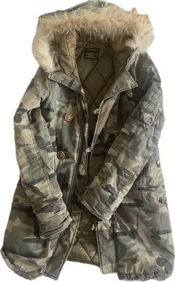 카모 패턴 L-2B military N2B 퍼 자켓 카모플라주 y2k