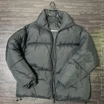 블랙 다운 자켓