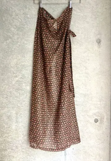 DRIES VAN NOTEN 드리스반노튼 실크 랩스커트 38