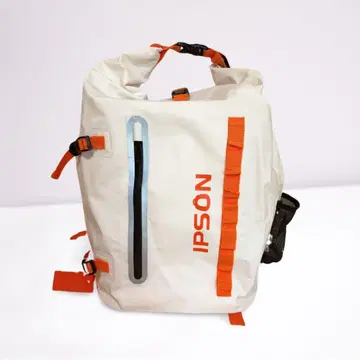 IPSON 방수 백팩 화이트/오렌지