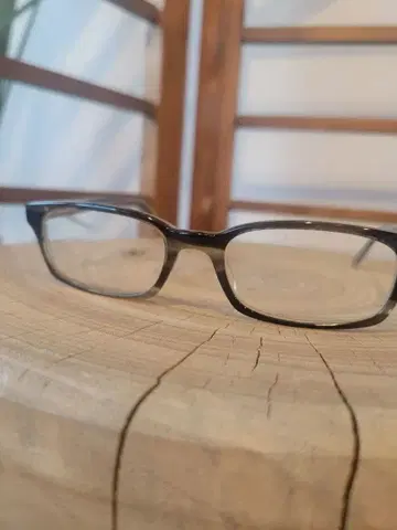 OLIVER PEOPLES 블랙 스퀘어 안경