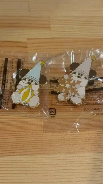 디즈니 릴린린 핀 배지 2개 세트