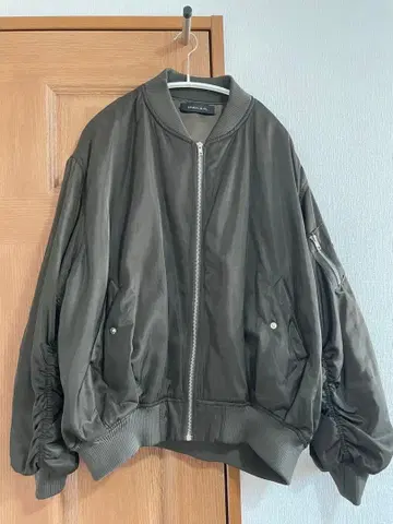 SPIRALGIRL MA-1 봄버 자켓 카키 프리 사이즈