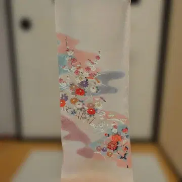 멋진 순수 실크 츠케사게 기모노! 재고 처분 03