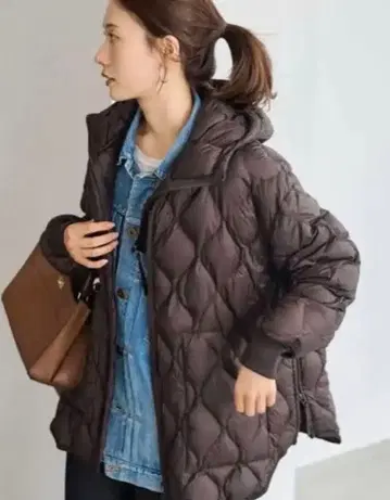 FRAMeWORK TAION/타이온 별주 후드 빕스 포함 블루종 브라운