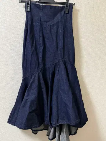 snidel 데님 머메이드 스커트