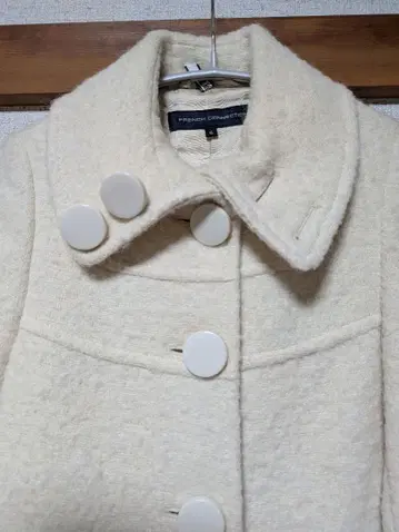 아이보리 플리스풍 테일러드 자켓