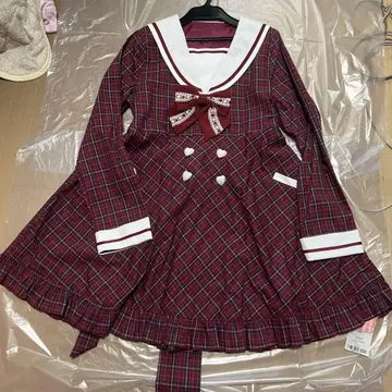 To Alice 곰 귀 세일러 원피스