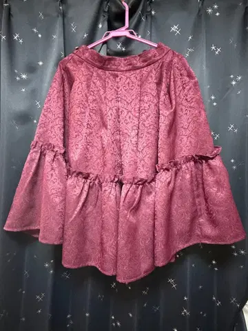 axes femme 스커트 와인 플레어