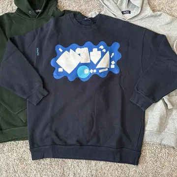 노티카 후드티 맨투맨 3벌 세트 빅 사이즈