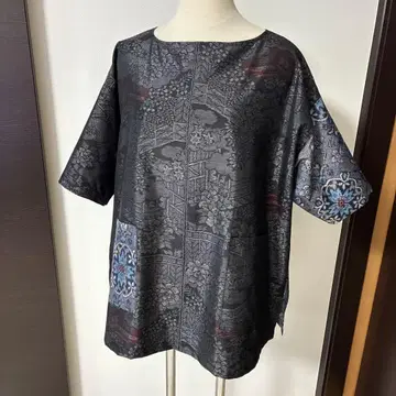 기모노 리메이크 여성용 오시마 명주 상의