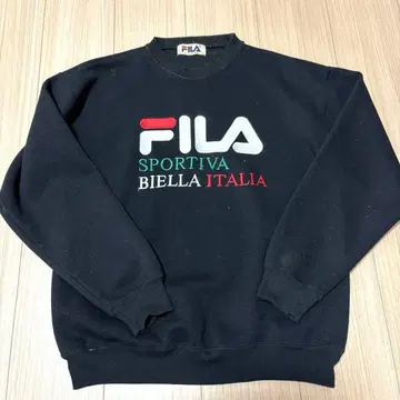 90년대 빈티지 FILA 블랙 트레이닝복 비에라 산