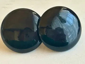 골동품 큰 원형 블랙 레트로 vintage 귀찌