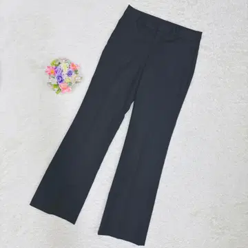 UNIQLO 스트레치 플레어 팬츠 블랙 S