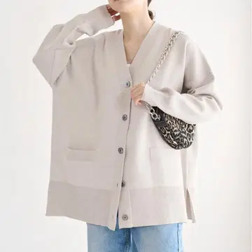 새상품급 IENA 슈퍼 파인 스무스 판초 가디건