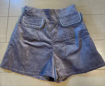 evelyn 코듀로이 숏팬츠 더스티 핑크