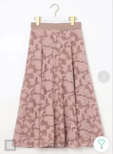 [ 미인백화 10월호 게재 ] 컷 자카드 리버서블 스커트