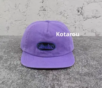 ONLY NY 로고 자수 야구 모자 퍼플