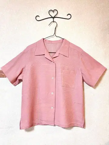 기모노 리메이크 하와이안 셔츠 여성용 L