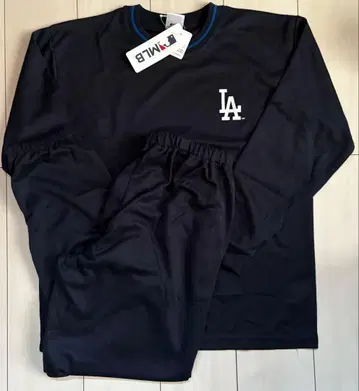 새상품 L 사이즈 MLB 다저스 상하의 세트 맨투맨 네이비