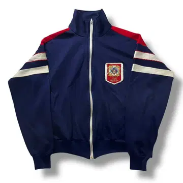 VFW 80s 트랙 자켓 네이비 XL 상당 와펜 밀리터리