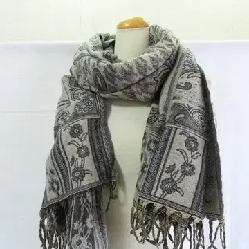 새상품 대형 스톨 에스닉 아시안 머플러 숄 멋쟁이 M108