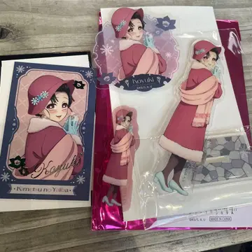 귀멸의 칼날 AGF 코이유키 폴라로이드 금박 아크릴 스탠드 스티커 세트