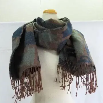 새상품 대형 스톨 고양이 에스닉 동양풍 머플러 M109