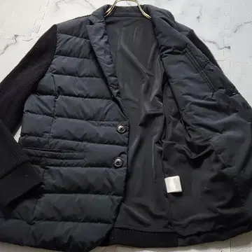 새상품급 TAKASHIMAYA 다운 자켓 하이브리드 총 캐시미어 절개