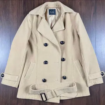 새상품급 엘르에이트레이딩 L.A. 카멜 코트 피코트 겉옷