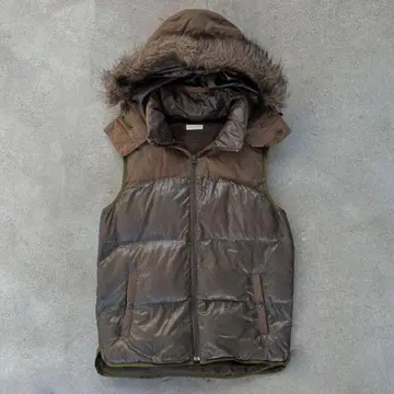 00s 퍼 다운 베스트 갸루 남자 헤이세이