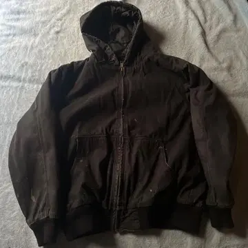 Cabela's 후드 부착 자켓 블랙