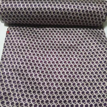 [ 미사용 ] 여성용 기모노 옷감 보라색 코몬