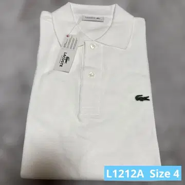 [ 미사용 새상품 ] 라코스테 피케 셔츠 L1212A 사이즈 4