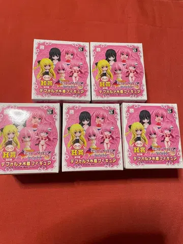 트러블 다크니스 총 5종, 미개봉으로 내용물 불명 5점. 모두의 복권