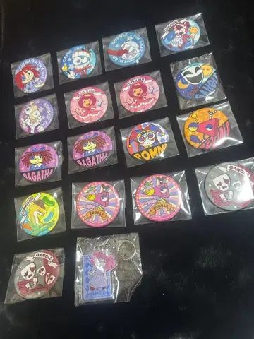 어메이징 디지털 서커스 캔뱃지 펜