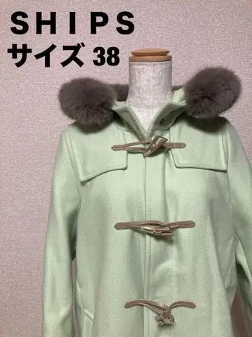 SHIPS 울 캐시미어 멜톤 더플 코트 38