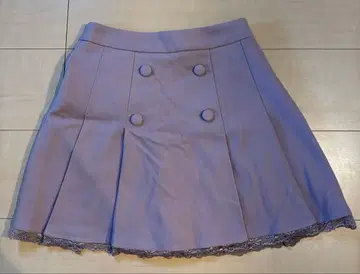 evelyn 프론트 버튼 스커트 치마바지 더스티 핑크