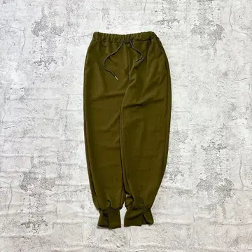 이지 팬츠 릴랙스 팬츠 M 카키 허리밴딩 테이퍼드 하의