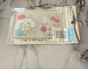 산리오 푸니큐큐 디자인 얼굴 가림 학생증 케이스 2P 시나모롤 키티