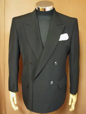 허리 조절 W 더블 예복 포멀 (A3) 블랙 컬러 올 시즌